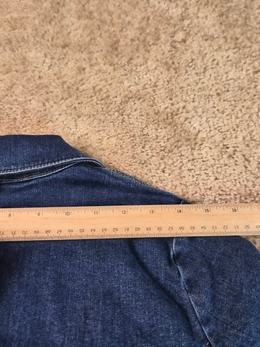Zara Dark Blue Denim Mini Dress - Picture 10 of 13
